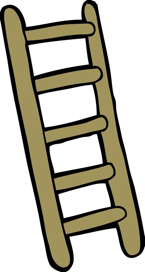 Cartoon Ladder Vector 10541311 Vector Art At Vecteezy