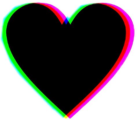 Download Aesthetic Black Heart Png Png And  Base