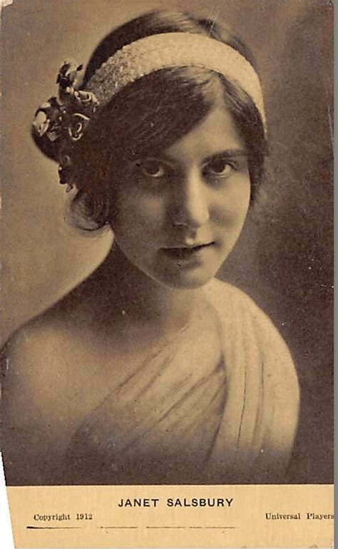 Janet Salsbury Theater Actor Actress Postcard