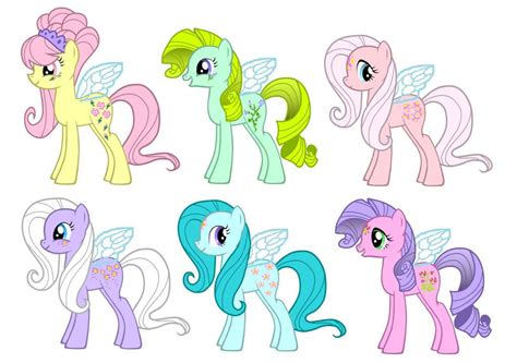 Mlp Fim Year 4 Flutter Ponies By Kaoshoneybun On Deviantart