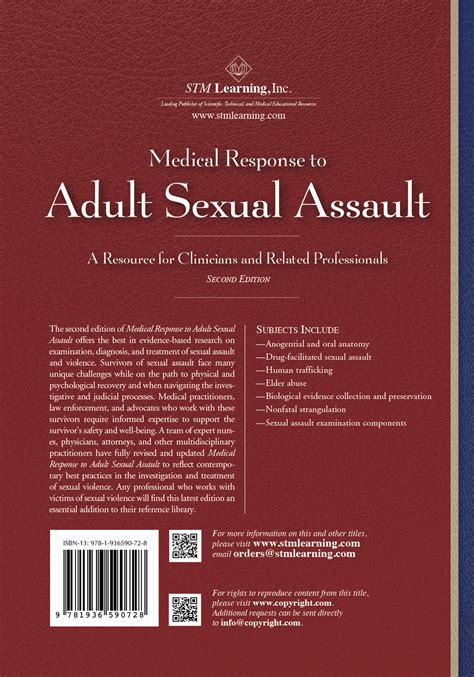 Medical Response To Adult Sexual Assault 2e Stm Learning Inc