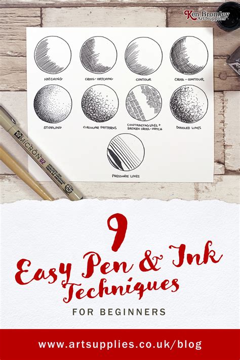 9 Easy Pen And Ink Techniques For Beginners Artofit