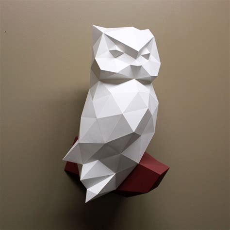 Day 1 Creativity Challenge Project 3d Owl Paper Sculpture Inspire