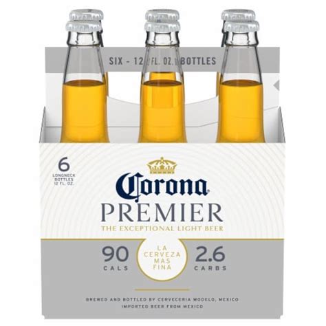 Corona Premier Mexican Lager Import Lower Calorie Light Beer 6