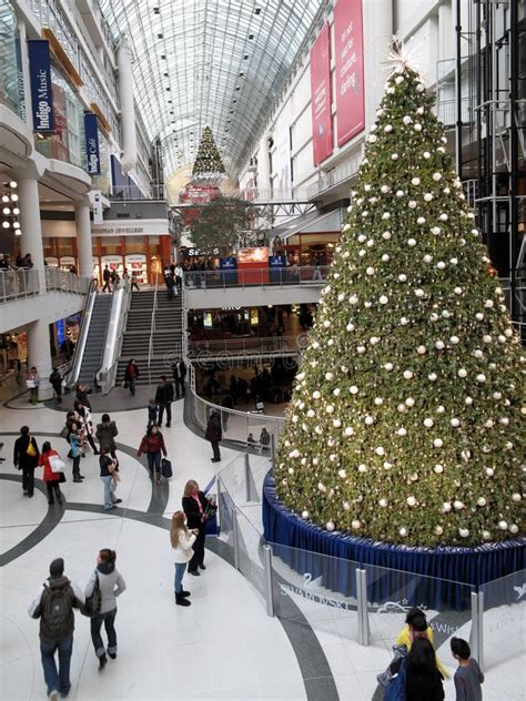 Christmas Tree In Shopping Mall Editorial Photo Image 12310096