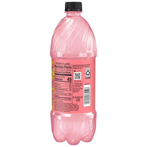 Lipton Brisk Pink Lemonade Juice 1 Liter Bottle