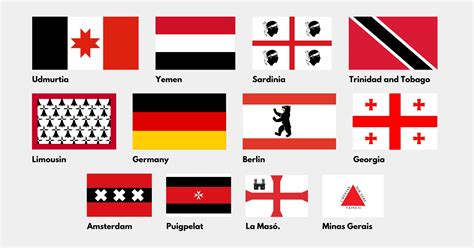Red White And Black Flag 20 Country Flags
