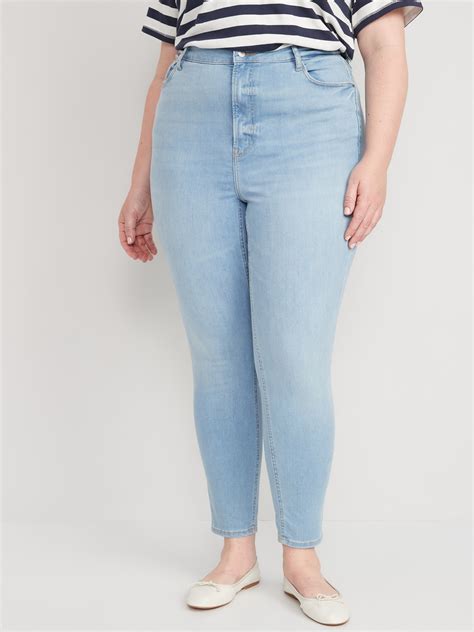 Fitsyou Sizes In Extra High Waisted Rockstar Super Skinny Jeans For