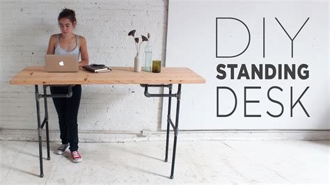The upper part of the stand is perfect for monitor or laptops while the lower part is a great place for a keyboard and mouse. Build a Standing Desk that Converts to a Work Table