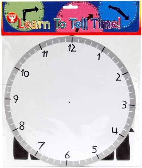 Learn To Tell Time Clock Kit 24pkg Clock Kit