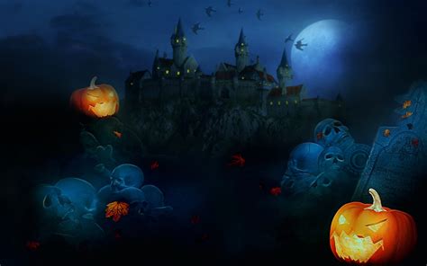 scary halloween  hd wallpapers pumpkins witches spider web
