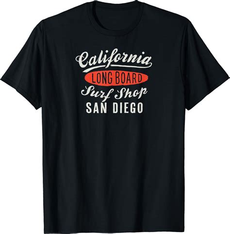 San Diego Surfing Shirt Vintage California Surf Tee Clothing
