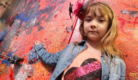 Painting Before She Could Walk 10 Year Old Australian Abstract Artist