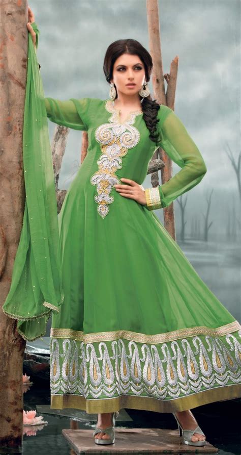 Buy Bollywood Ankle Length Anarkali Suit Online Buy Bollywood Green Ankle Lengt Anarkali Dress