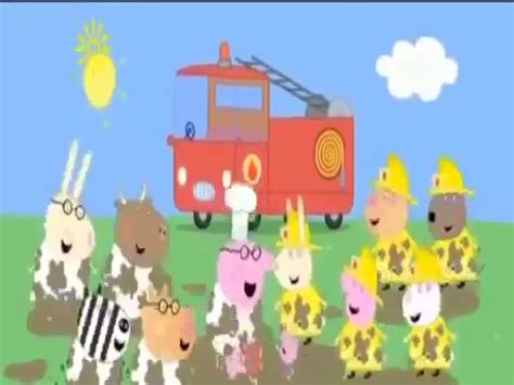 Peppa Pig Fire Engine Toy / Firefighters peppa pig and mummy pig are
