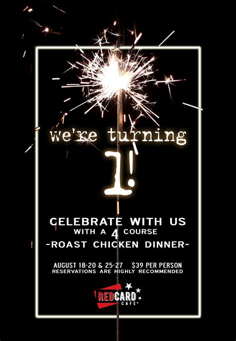 Restaurant 1st Anniversary dinner :: Behance