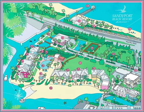 Things To Do In Nassau Getting Around Sandyport Beach Resort Map