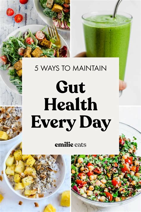 5 Easy Ways To Maintain A Healthy Gut Every Day Emilie Eats
