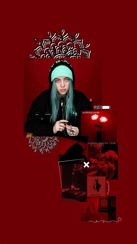 Billie Eilish Red Wallpapers Wallpaper Cave