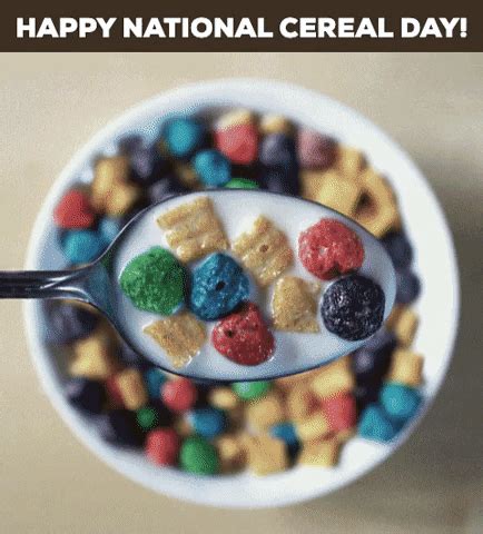 Happy Cereal Day Gifs Find Share On Giphy