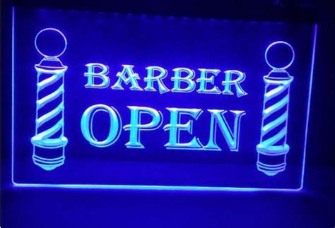 2021 Barber Open Sale Led Neon Light Sign Home Decor Crafts From