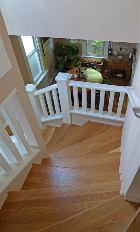 Stairs, a stairway, a staircase, a stairwell, or a flight of stairs is a construction designed to bridge a large vertical distance by dividing it into smaller vertical distances, called steps. 15 best images about winder stairs on Pinterest ...