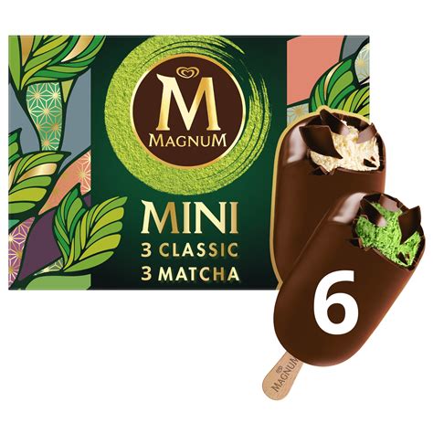 Magnum Mini Classic And Matcha Multipack 6x50ml Magnum Ice Cream