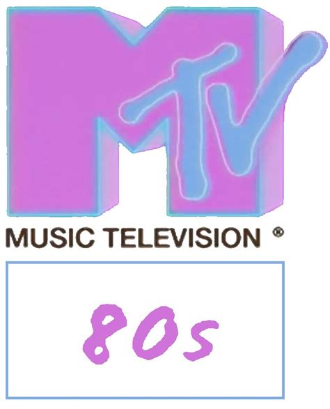 Colorful Mtv Music Television Classic 80s Logo Thumbprint Poster Mail