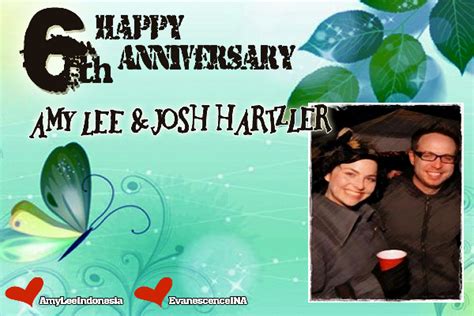 Pic Amy Lee And Josh Hartzler Wedding Anniversary May 6th 2013 By