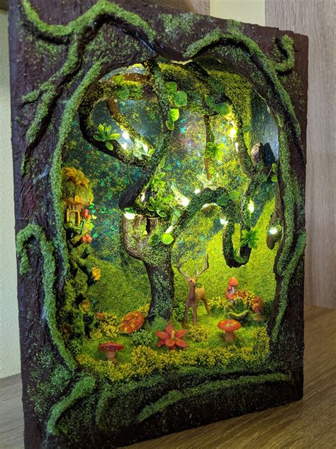 Fairy Tale Book Nook Diorama Handmade With Led Enchanted Etsy Uk