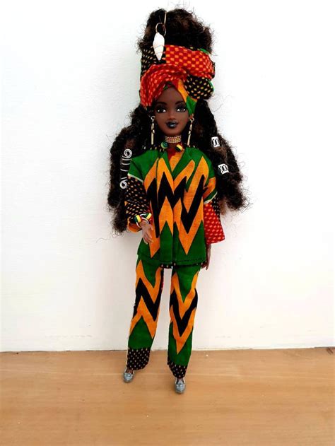 Beautiful Black Rastafarian Jamaican Caribbean Ethnic Doll Etsy