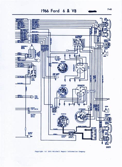 1966 Ford F100 Wiring Diagram Body