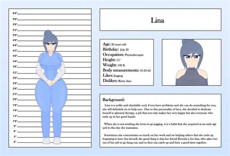 Lina Character Sheet By Baosart On Deviantart