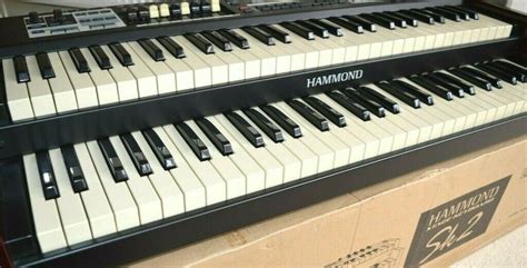 Hammond Sk2 Double Manual Keyboard With Original Box Manual Etc