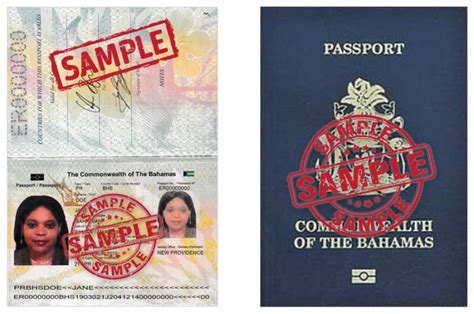 Bahamas Passport Sample Ministry Of Foreign Affairs The Commonwealth