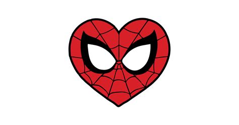 Spider-Man Heart - Spider Man - T-Shirt | TeePublic