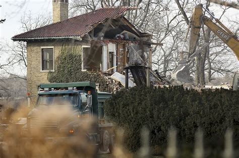 I decided to remove the brick, tear the house down and build a new one sided with the original brick. Mansion torn down in Perrysburg Twp. - The Blade