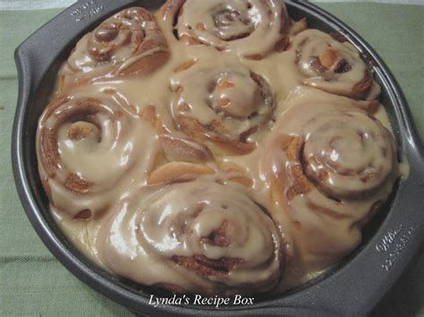 lynda s recipe box amish cinnamon rolls with caramel frosting using left over mashed potatoes