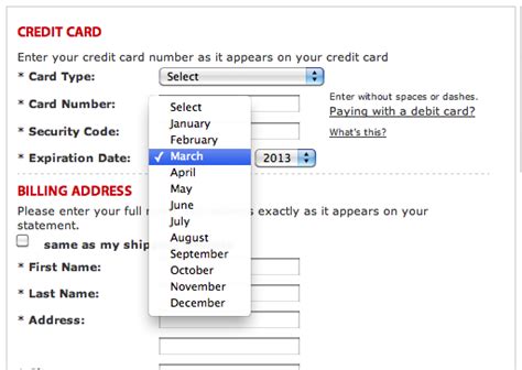 When your card expires, you'll have the chance to decide whether you want to renew it. Format the 'Expiration Date' Fields Exactly as the Credit Card (40% Get it Wrong) - Articles ...