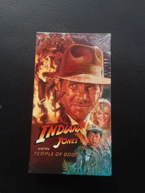 INDIANA JONES AND The Temple Of Doom VHS 1984 Paramount Release Factory