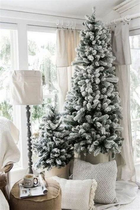 Cute White Multiple Christmas Tree Ideas Homemydesign