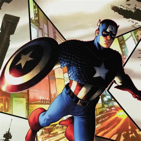 Captain America 1 Marvel Artist Steve Mcniven Canvas Giclee Numbered