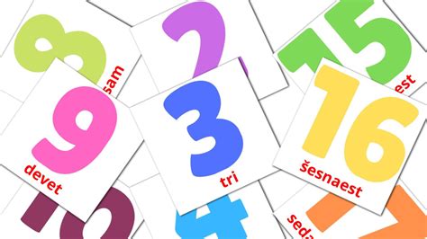 20 Free Numbers 1 20 Flashcards In English Pdf Files