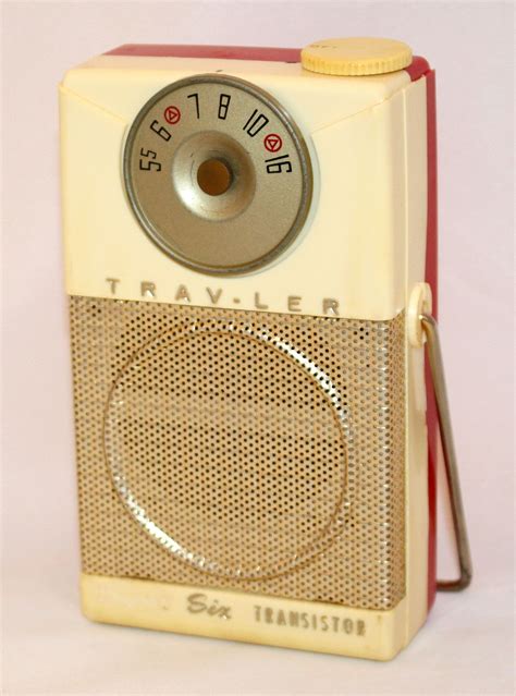 Vintage Trav Ler Power Mite Transistor Radio Model Tr 287 B Am Band