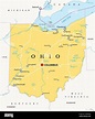 Mapa de ohio fotografías e imágenes de alta resolución - Alamy