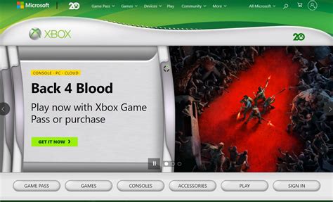 Xboxs Website Is Sporting A New Look Inspired By 360s ‘blades Dashboard Vgc