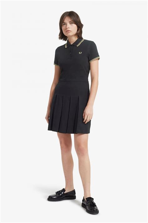 Fred Perry Pleated Pique Tennis Dress — Elevate Drmartens Fred Perry Marshall Eu Shop