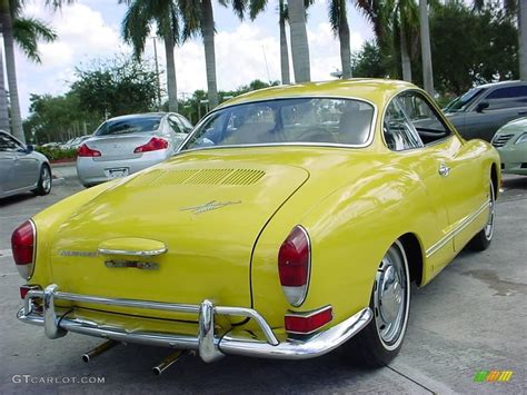 1971 Canary Yellow Volkswagen Karmann Ghia Coupe 20289159 Photo 3