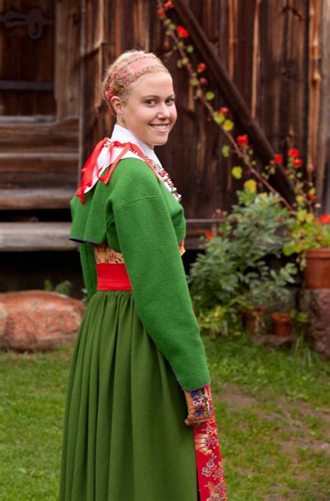 Traditional Festive Costume From Rattvik Sweden Swedish Dress Folk