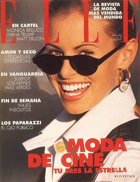 Niki Taylor Elle Spain April 1993 Elle Spain Niki Taylor Magazine